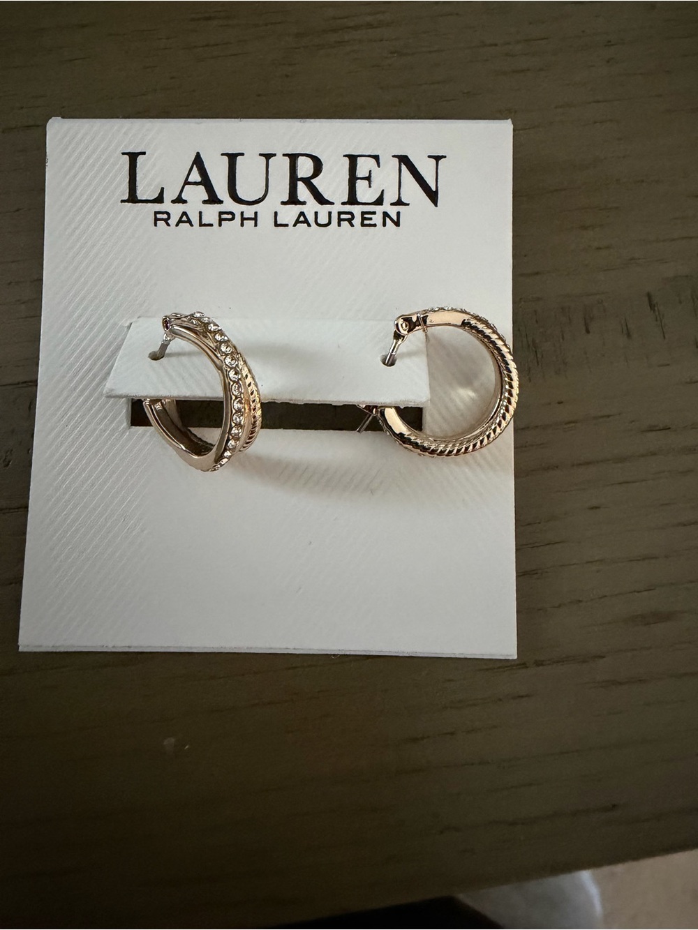 Lauren Ralph Lauren Gold Hoop Earrings